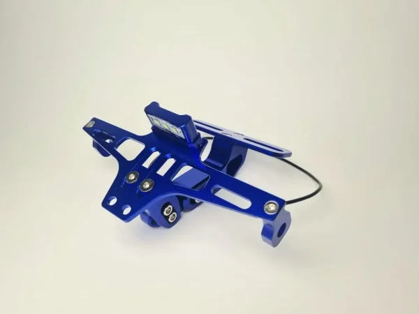 PORTA PLACA RETRACTIL CON STOP - Imagen 2