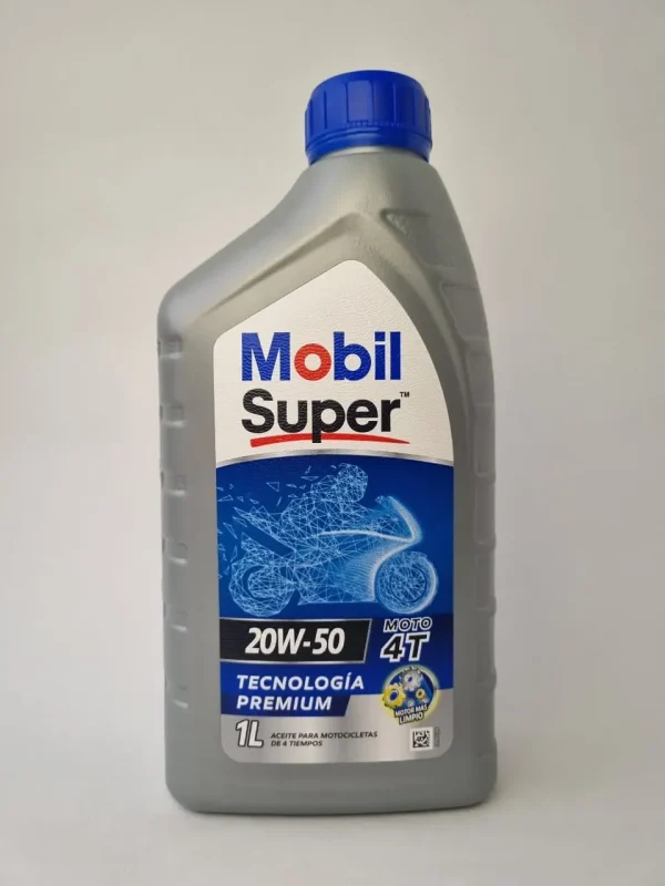 TAPA AZUL MOBIL 20W50